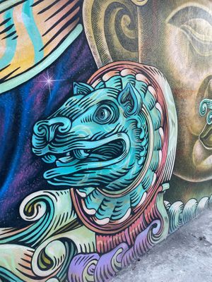 Exterior wall at Plantivoros in Playa Del Carmen