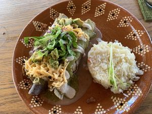 Flautas  at Plantivoros in Playa Del Carmen