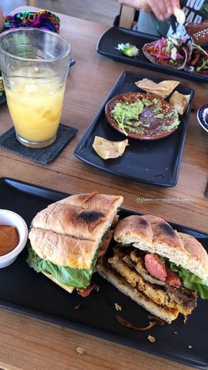 Torta cubana mega deli at Plantivoros in Playa Del Carmen