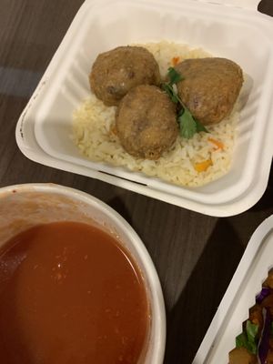 Meatball soup  at Plantivoros in Playa Del Carmen