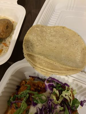 Tortillas  at Plantivoros in Playa Del Carmen