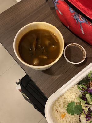 Mushroom soup   at Plantivoros in Playa Del Carmen