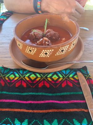 Albóndigas   at Plantivoros in Playa Del Carmen
