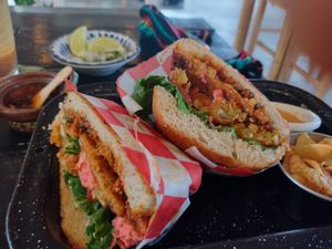 Torta cubana pura  sabrosura  #Veganuary at Plantivoros in Playa Del Carmen