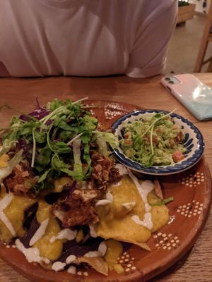 Nachos at Plantivoros in Playa Del Carmen