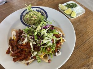 Nachos - appetizer. I ate everything else up too fast to snap pictures😄  at Plantivoros in Playa Del Carmen