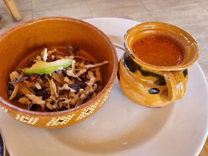 Tortilla Soup  at Plantivoros in Playa Del Carmen