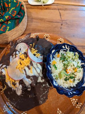 Chili rellenos at Plantivoros in Playa Del Carmen