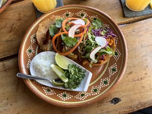 Tacos  at Plantivoros in Playa Del Carmen