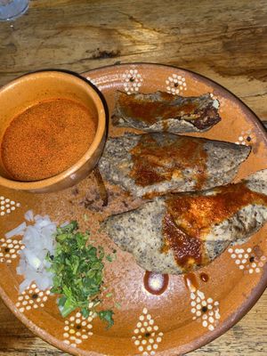 Birria tacos  at Plantivoros in Playa Del Carmen