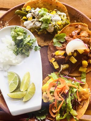 Tacos 🌮  at Plantivoros in Playa Del Carmen