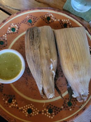 Tamales at Plantivoros in Playa Del Carmen