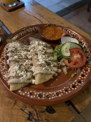 Empanadas of the day   at Plantivoros in Playa Del Carmen