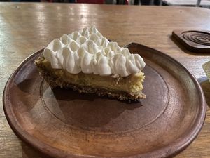 Key lime pie  at Plantivoros in Playa Del Carmen