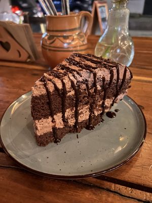 Chocolate cakee  at Plantivoros in Playa Del Carmen