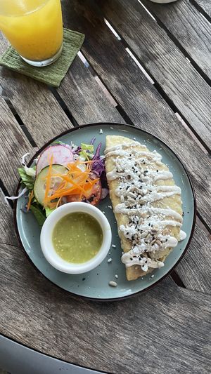 Empanada  at Plantivoros in Playa Del Carmen