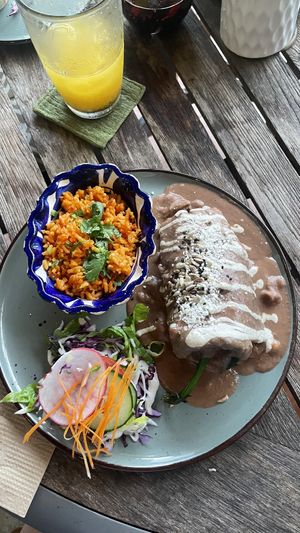 Chile relleno  at Plantivoros in Playa Del Carmen