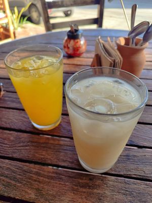 Fresh Fruit-Juice at Plantivoros in Playa Del Carmen