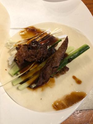 Crispy ‘duck’ pancakes  at Kinloss Chinese Takeaway in Kinloss