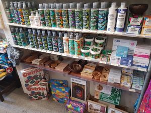 Body care products at The Green Shop in Berwick-upon-tweed