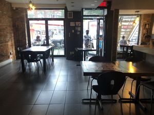 Inside at Queen Sheba in Montreal