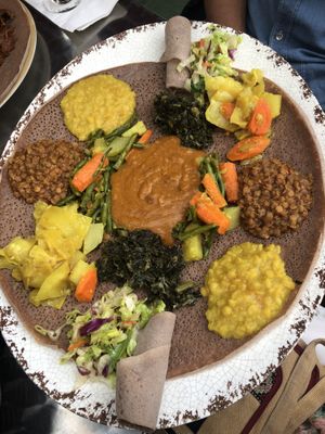 Vegan meal for 2  at Queen Sheba in Montreal