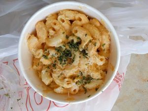 Very yummy mac and cheese at Taste & See in Milledgeville