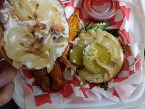 The Oat Burger opened up at Taste & See in Milledgeville