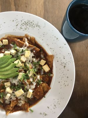 Chilaquiles at Jengibre Healthy Food in Metepec