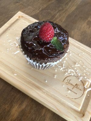 Muffin de chocolate  at Jengibre Healthy Food in Metepec