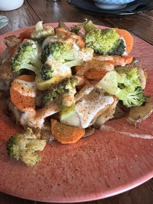 Seasonal veggie Hash  at HASH - Vegan Eats SA in San Antonio