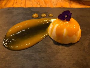 vegan panacota  at O Caldeirão da Bruxa in Vila Cha