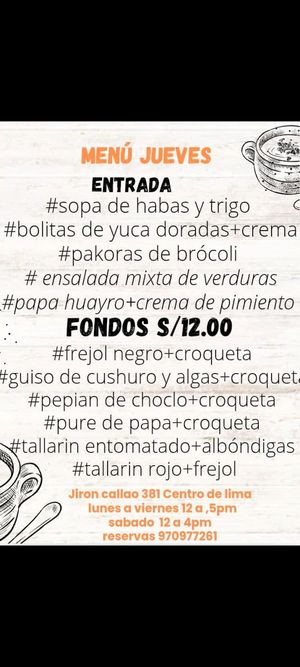 Meal of the day May 8, 2025 at Good Karma in Lima