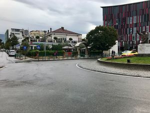 The outside facade of Era's other location. at Era in Tirana