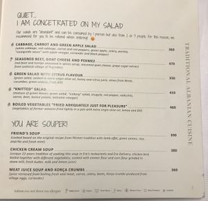 Vegan and vegetarian options at Era in Tirana