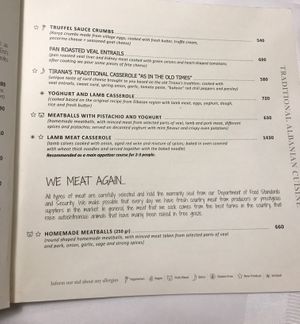 Vegetarian truffel sauce crumbs at Era in Tirana