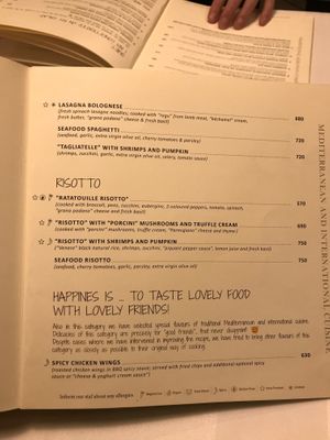 Vegetarian risottos at Era in Tirana