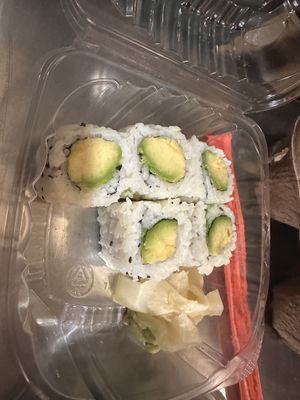 Avocado maki   at Thai-Namite in Wauwatosa