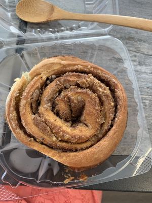 Best cinnamon roll ever!!!!  at coffee me crazy in San Antonio