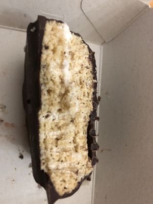 Inside the dessert   at Vegan Garden in Pucon