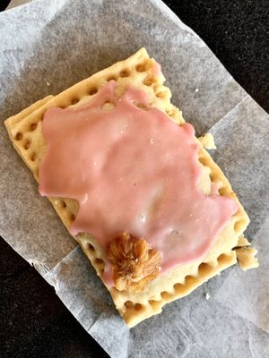 Pineapple Upside-Down Ghost Tart - a pop tart as big as my head! 🥰 at Ghostlight Coffee - Midtown in Dayton