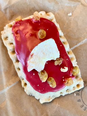 Seasonal special: Cinnamon Raisin Apple butter Ghost tart! at Ghostlight Coffee - Midtown in Dayton