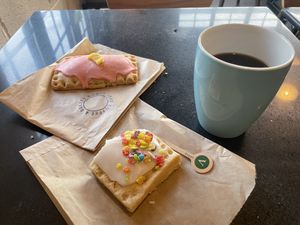 Tarts and coffee   at Ghostlight Coffee - Midtown in Dayton