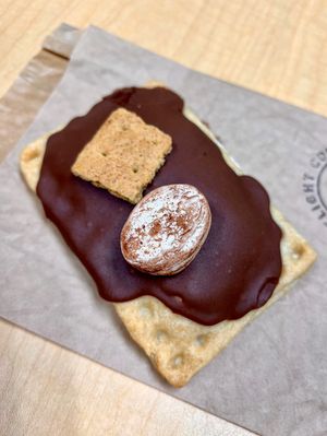 S’mores Ghost tart 💕 (Vegan of course!)  at Ghostlight Coffee - Midtown in Dayton