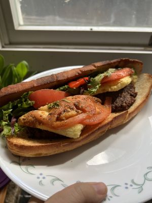 Vegan grinder sandwich  at Ghostlight Coffee - Midtown in Dayton