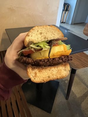 Vegan breakfast sandwich  at Ghostlight Coffee - Midtown in Dayton