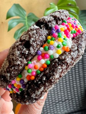 Double chocolate cookie sandwich - this was amazing! 🤩  at Ghostlight Coffee - Midtown in Dayton