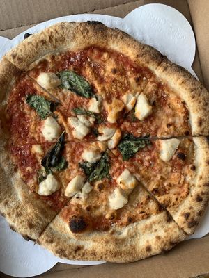 Vegan Margherita at Old Scratch in Centerville
