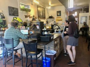 Inside of cafe  at Whittier Cafe in Denver