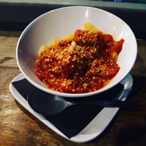 Vegan Pasta Bowl at Bar K in Kansas City